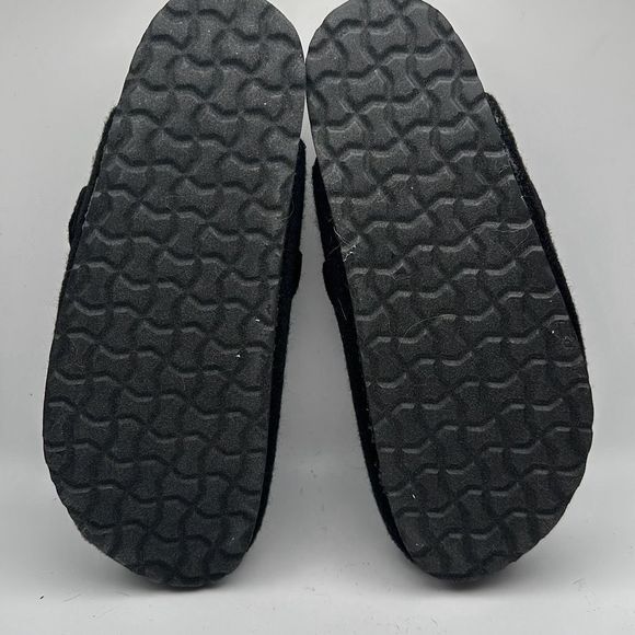 CUSHIONAIRE Womens Clog 7 BLACK WOOL - Picture 5 of 7